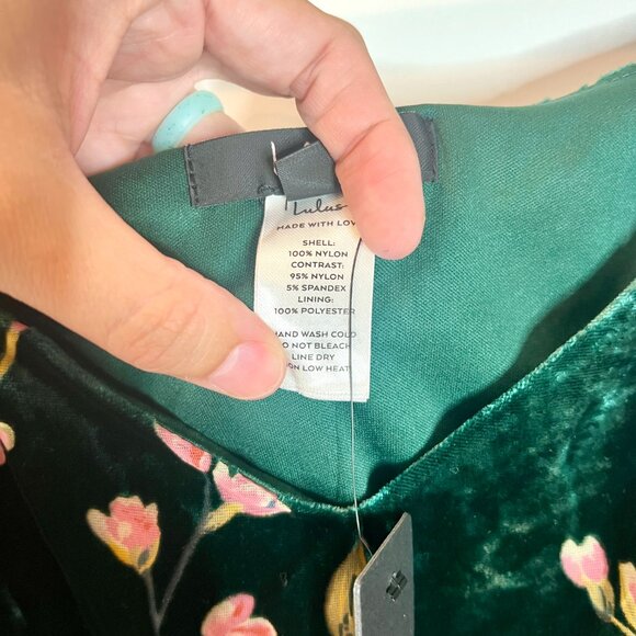 Lulu's Black Floral Bodysuit - Picture 6 of 7